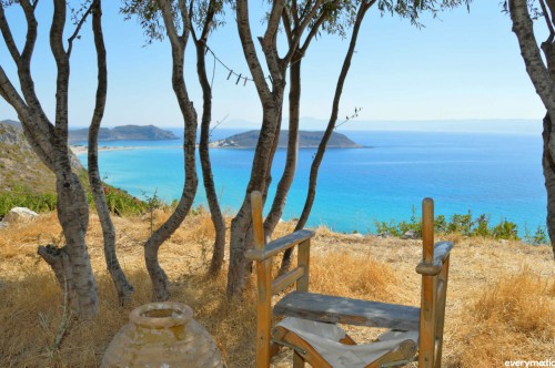 Balcony over the sea